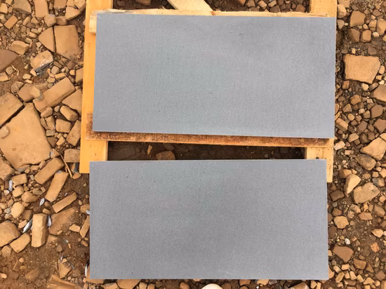 China Grey Honed Basalt Outdoor Paving Stone